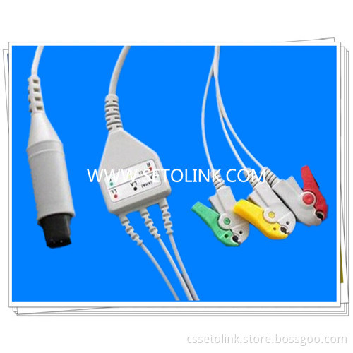 ECG Cable with 3/5 Leads